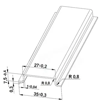 SK0006127-CZ20260306-083713-0-1772757438-E126450_5_1 Lišta přístrojová DIN 35x 7,5 plná 1m nerez Bečov Oblíbený