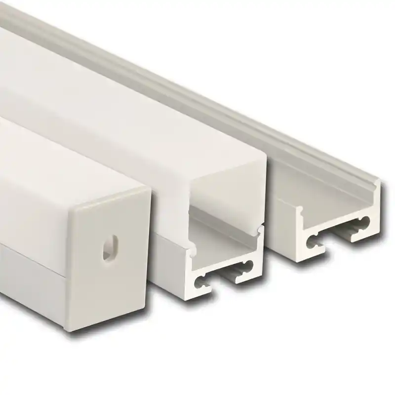 Horká Nabídka MCLED PROFIL AL ZÁVĚS. 20X27 MLÉČNÝ DIF. KOMPLET 1M ML-761.018.43.1