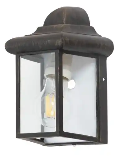 Venkovní nástěnné svítidlo Rabalux Norvich 8754 1xE27 60W IP43 230V 50Hz antická zlatá Dokud Zásoby Vydrží