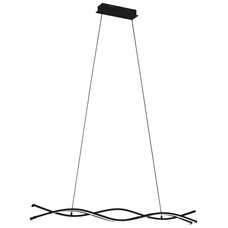 EGLO SVÍTIDLO LED 99317 LASANA3 36W 4050LM 3000K IP20 ZÁV. OCEL HLINÍK ČERNÁ Finální Výprodej