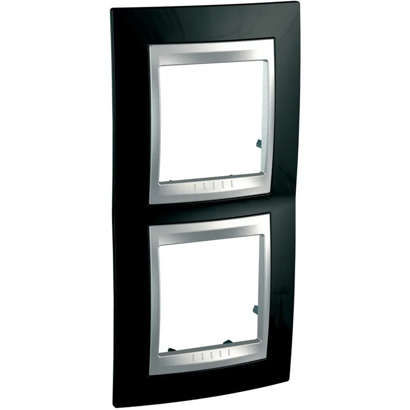 SK0036233-CZ20260306-083626-0-1772757394-pim-1224380_1 SCHNEIDER Rámeček Unica Top dvoj. Rhod Black/Alu v Cenový Hit