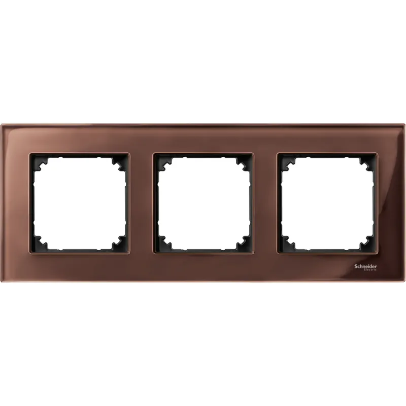 SK0038522-CZ20260306-083626-0-1772757394-pim-1242259_1 SCHNEIDER Rámeček MERTEN M-Plan troj.Mahagon Brown Exkluzivní