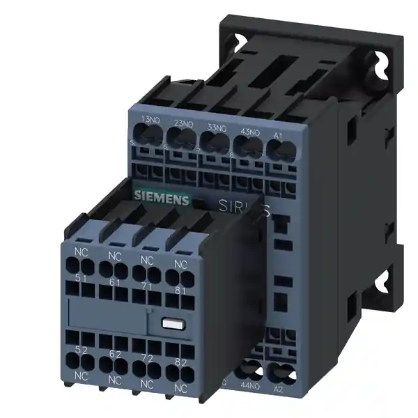 SK0058350-CZ20260306-083626-0-1772757394-pim-922910_1 SIEMENS Stykač pomocný 4 NO + 4 NC, AC230V, 50/60Hz S00, pružinová svorka Luxusní