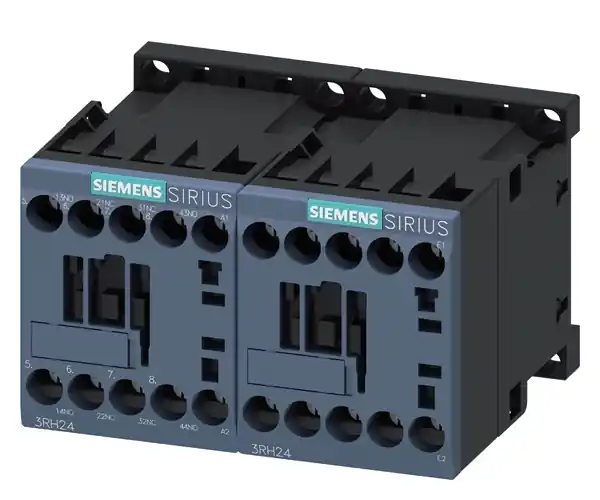 SK0058356-CZ20260306-083626-0-1772757394-pim-922973_1 SIEMENS Stykač pomocný 2 NO + 2 NC, AC24V, 50/60Hz S00, šroubová svorka Ruční Výroba