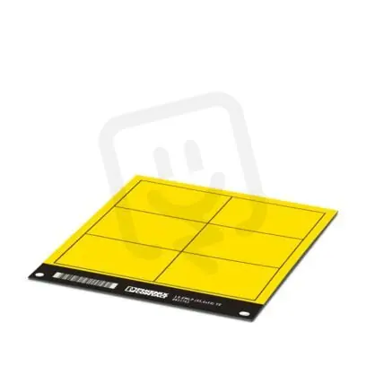 SK0062259-CZ20260306-083528-0-1772757331-1237868-elosos1677231 Popisky přístrojů LS-EMLP (85,6X54) YE CUS PHOENIX CONTACT 0832038 Tovární Cena