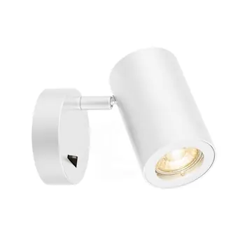 Výprodej ENOLA_B nástěnné svít., QPAR51, s přepínačm, bílá, max. 50W