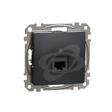 SK0142852-CZ20260306-083713-0-1772757440-SDD114466_IOP-def_WD_1500x1500 Sedna Design zásuvka datová 1-násobná RJ45 Cat.6A UTP antracit Koupit Online