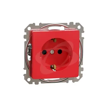SK0142879-CZ20260306-083713-0-1772757440-SDD115021_IOP-def_WD20_1500x1500 Must-Have Sedna Design zásuvka 1-násobná s clonkami SCHUKO červená