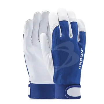 SK0143085-CZ20260306-083713-0-1772757440-1327785 Rukavice pracovní HOBBY vel.10 kůže-bavlna, manžeta-suchý zip Autentický