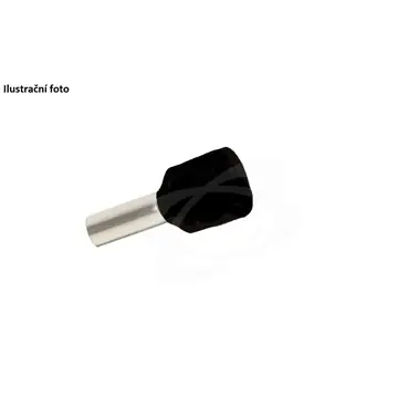 SK0143231-CZ20260306-083713-0-1772757440-182210 Izolovaná lisovací dutinka Cu 6/12 mm (100 ks) černá Jen Po Omezenou Doba