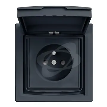 SK0143479-CZ20260306-083713-0-1772757440-P149927_1500x1500 Rychlé Dodání Asfora zásuvka 1-násobná s clonkami IP44 Antracit